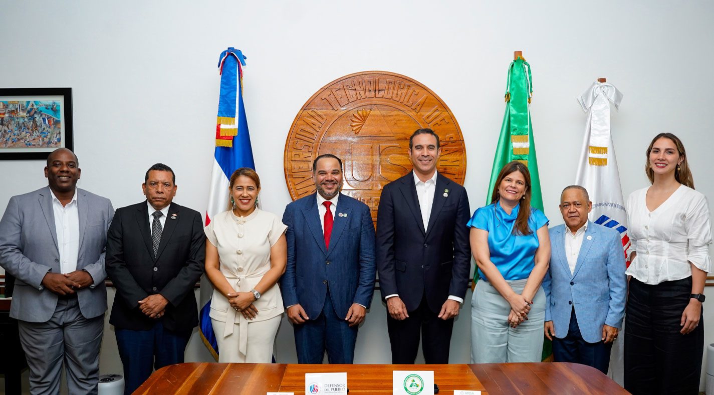 UTESA y el Defensor del Pueblo firman convenio para educación cívica y derechos humanos